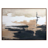 Libra Interiors Sable Rise Hand Embellished Framed Canvas Wall Art