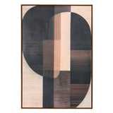 Libra Interiors Forma Textured Framed Canvas Wall Art