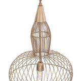 Libra Interiors Mira Orb Wire Pendant Light - Gold