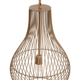 Libra Interiors Mira Pear Drop Wire Pendant Light - Gold