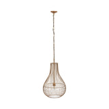 Libra Interiors Mira Pear Drop Wire Pendant Light - Gold