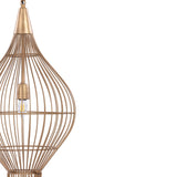Libra Interiors Mira Teardrop Wire Pendant Light - Gold