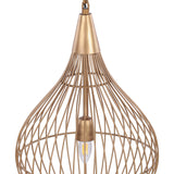 Libra Interiors Mira Teardrop Wire Pendant Light - Gold