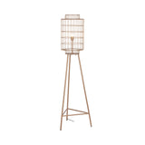 Libra Interiors Mira Wire Floor Lamp - Gold