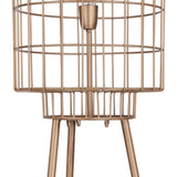 Libra Interiors Mira Wire Floor Lamp - Gold