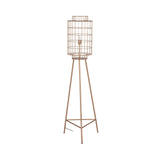 Libra Interiors Mira Wire Floor Lamp - Gold