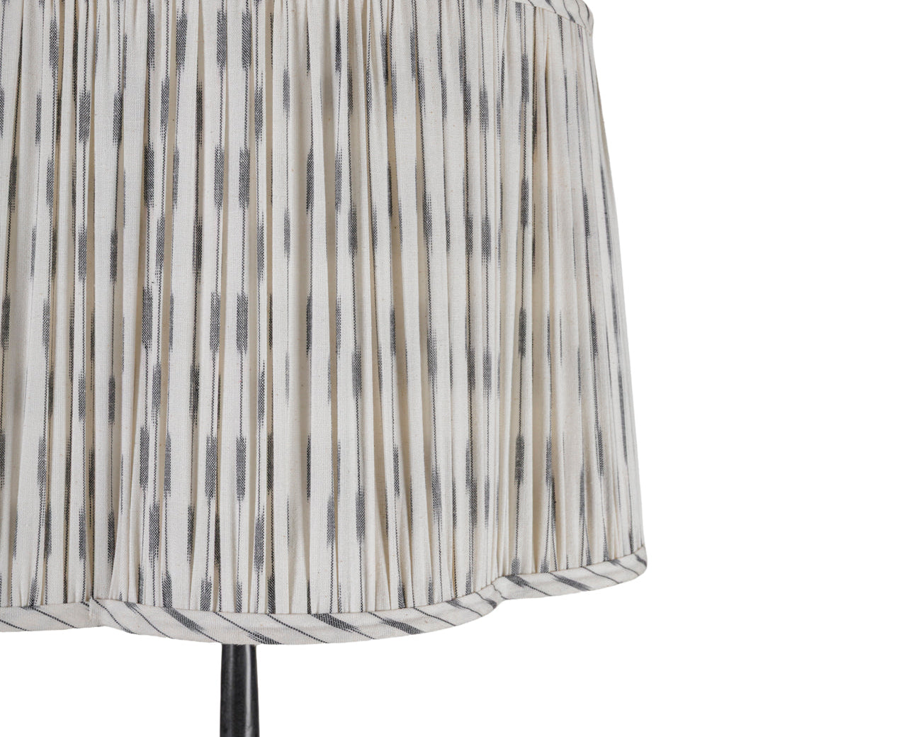 Libra Interiors Tapsley Pleated Ikat Floor Lamp