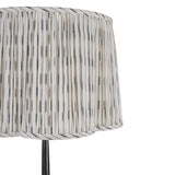 Libra Interiors Tapsley Pleated Ikat Floor Lamp