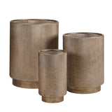 Libra Interiors Belvedere Set of 3 Floor Planters