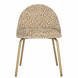 Libra Interiors Lanta Set of 2 Animal Jacquard Dining Chairs