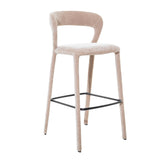 Libra Interiors Cruise Upholstered Bar Stool - Taupe