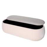 Libra Interiors Clemance Storage Bench - Mushroom