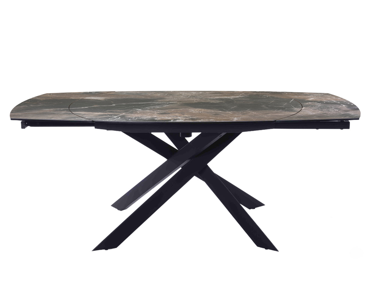 Libra Interiors Themsby Extendable Dining Table Smoked Stone
