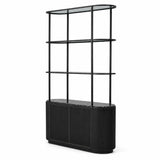 Libra Interiors Belvedere Black Shelving Unit