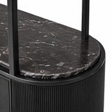 Libra Interiors Belvedere Black Shelving Unit