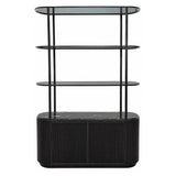 Libra Interiors Belvedere Black Shelving Unit