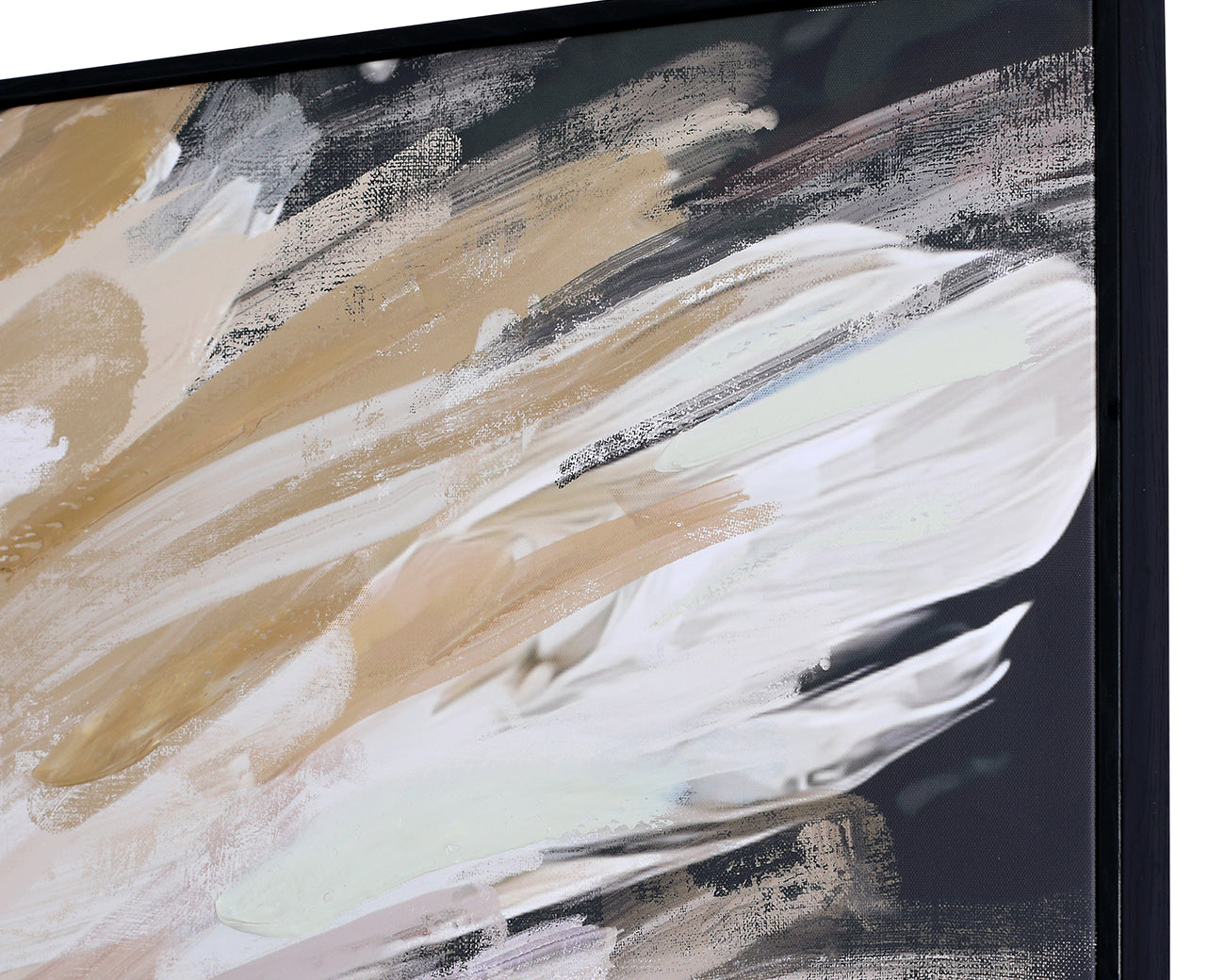 Libra Interiors Veiled Expression Hand Embellished Framed Canvas Wall Art 100x140cm