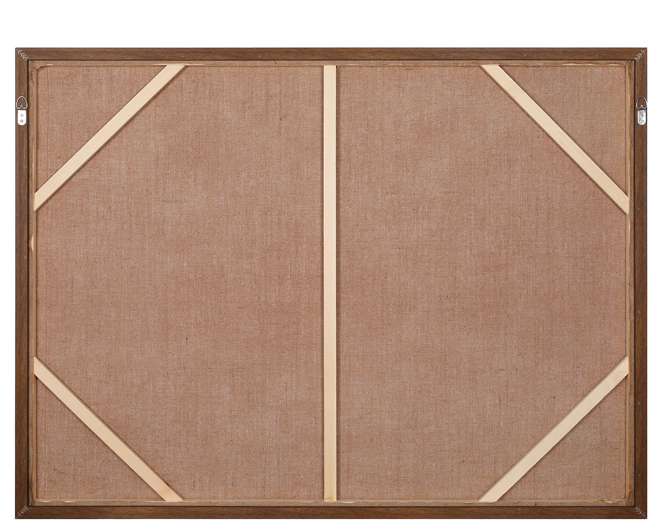 Libra Interiors Stone Poise Heavy Textured Hessian Wall Art 120x90cm