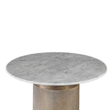 Libra Interiors Belvedere Aged Gold Bistro Table