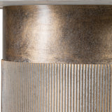 Libra Interiors Belvedere Aged Gold Bistro Table