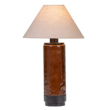 Libra Interiors Duthie Table Lamp - Coffee Brown