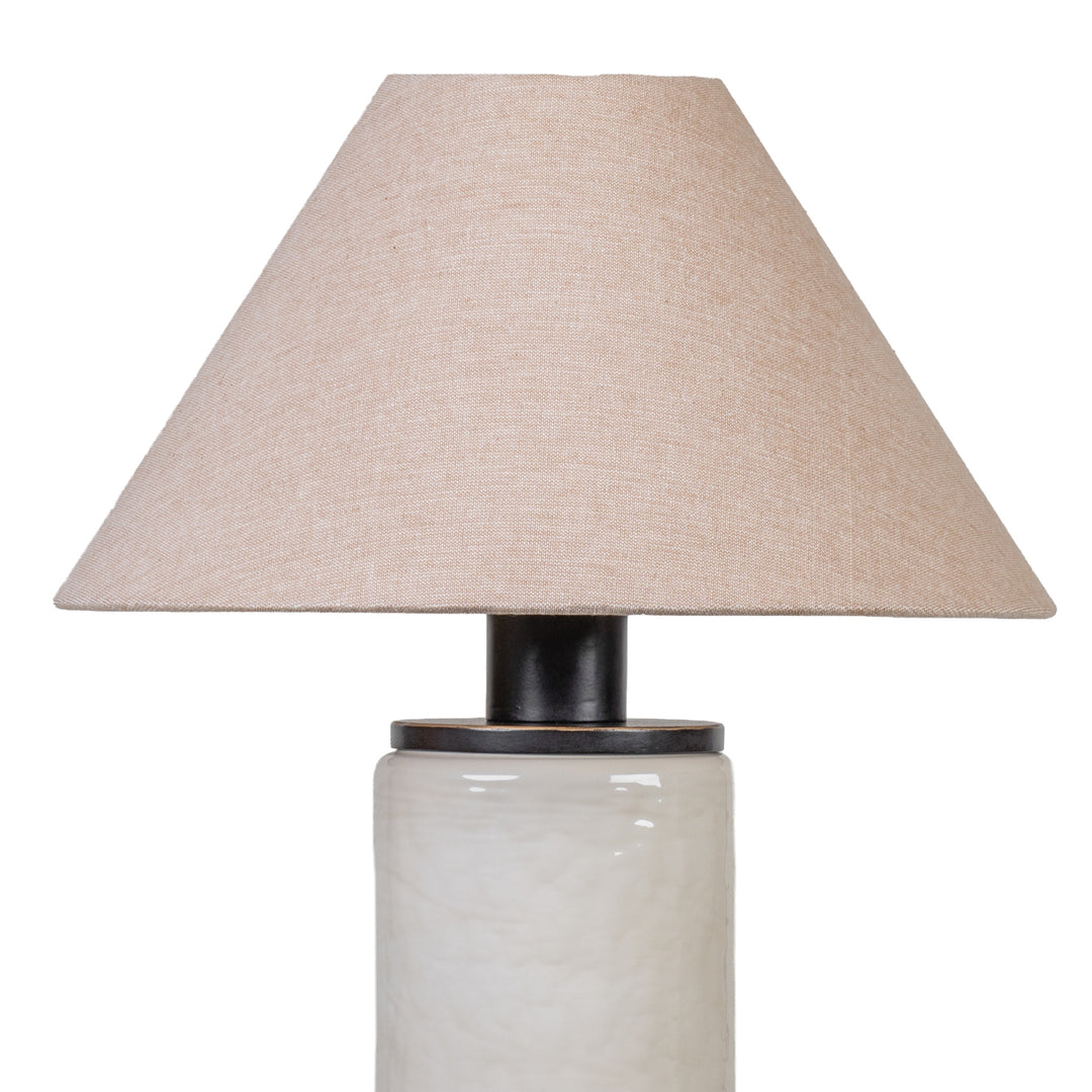 Libra Interiors Duthie Table Lamp - Chalk White