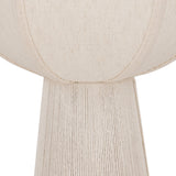 Libra Interiors Leina Cotton and Rope Large Table Lamp