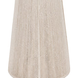 Libra Interiors Leina Cotton and Rope Large Table Lamp