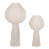 Libra Interiors Leina Cotton and Rope Large Table Lamp