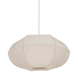 Libra Interiors Leina Cotton Oval Pendant Light