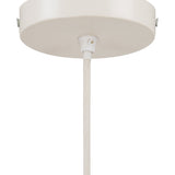 Libra Interiors Leina Cotton Oval Pendant Light