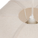 Libra Interiors Leina Cotton Oval Pendant Light