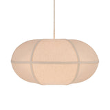 Libra Interiors Leina Cotton Oval Pendant Light