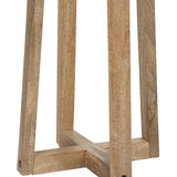 Libra Interiors Sobra Rustic Mango Wood Floor Lamp