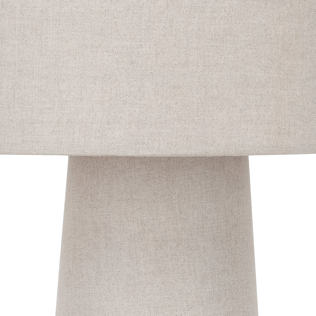 Libra Interiors Casey Linen Floor Lamp