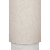 Libra Interiors Tawny Marble & Linen Table Lamp
