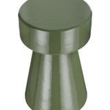 Libra Interiors Alvera Green Enamel Side Table