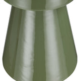 Libra Interiors Alvera Green Enamel Side Table
