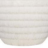 Libra Interiors Virelle Ceramic Large Table Lamp - White