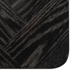 Richmond Interiors Blackbone Brass Black Rustic Oak Wood Desk
