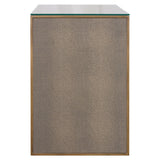 Richmond Interiors Bloomville 1 Drawer with Glass in Brown