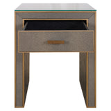 Richmond Interiors Bloomville 1 Drawer with Glass in Brown