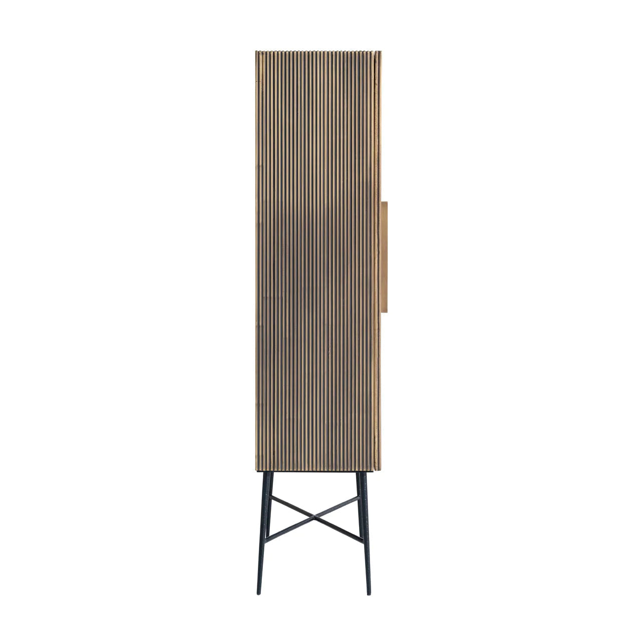 Richmond Ironville Golden 2 Door Display Cabinet-Belmont Interiors