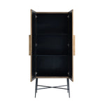 Richmond Ironville Golden 2 Door Display Cabinet-Belmont Interiors