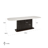 Richmond Interiors Mayfield 230cm Dining Table