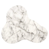 Richmond Interiors Rockyard Faux White Marble Side Table