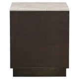 Richmond Interiors Claremont Brown 2 Drawer Bedside Table