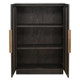 Richmond Interiors Claremont Brown 2 Drawer Display Cabinet