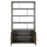 Richmond Interiors Rivertree Brown Oak wood Display Unit