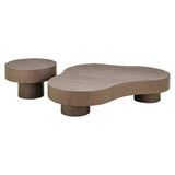 Richmond Interiors Bogor Bronze Oak Wood Coffee Table | Set Of 2
